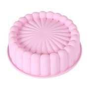 Tuphregyow High-Quality Round Cake Pan with Non-Stick Surface and Reinforced Durability for Perfect Baking Results Pink